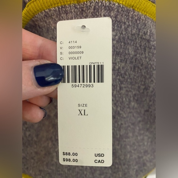 NWT Anthropologie 2 Piece Amity Color blocked Tank/Cardigan Woman’s Set Size XL - Picture 12 of 14